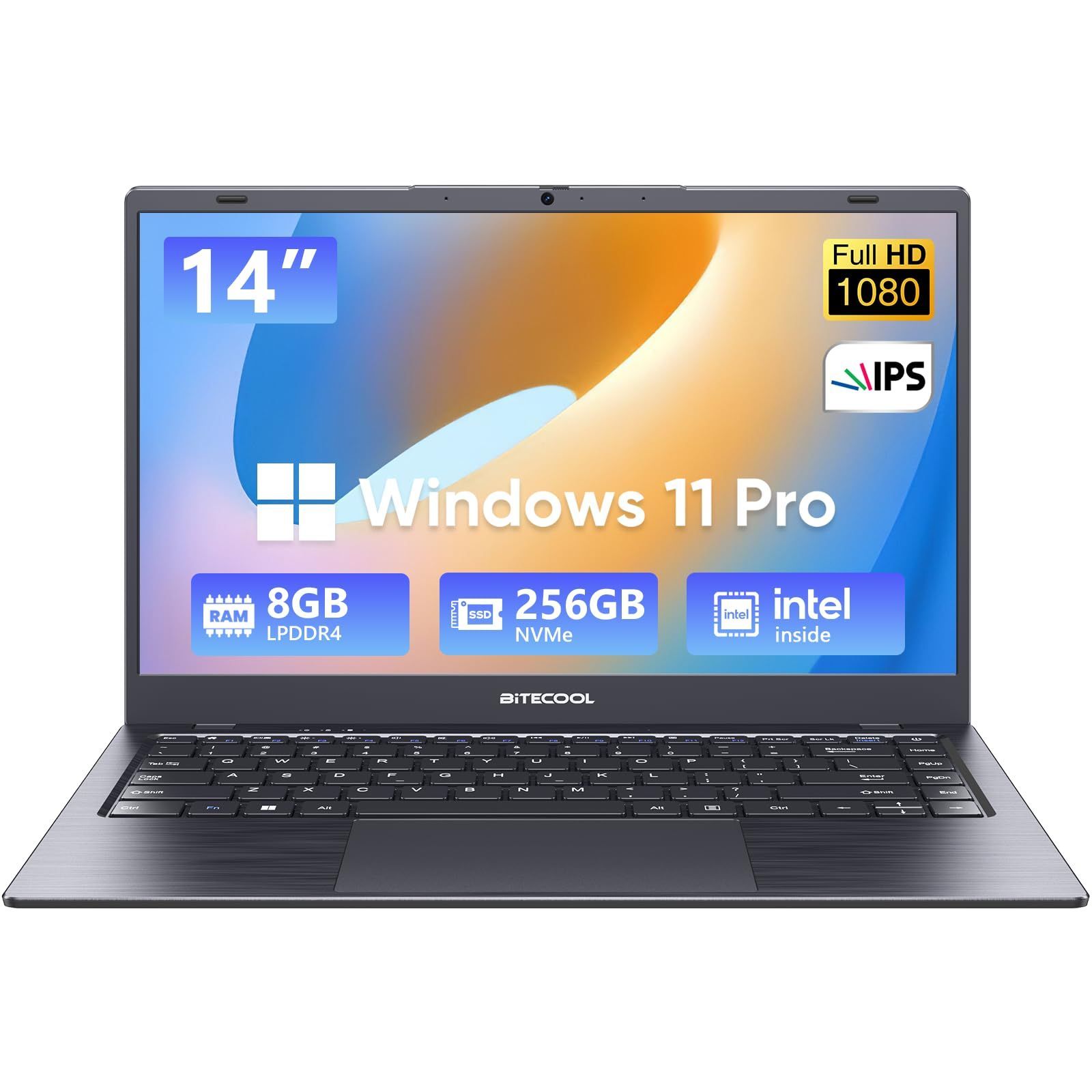 【人気商品】M.2 ROM NVMe 256GB GHz 2.7 2280 RAM 8GB SSD DDR4 2C2T Pro 拡張最大1T 11 Windows HDMI/FullHD/高速WIFI/BT5.1/USB 14インチ対応 BiTECOOL Ce