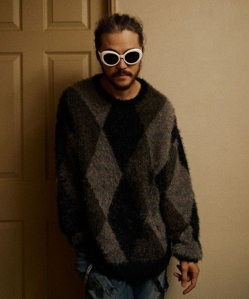 NUMBER (N)INE モヘアカーディガン グランジ アーカイブ Number