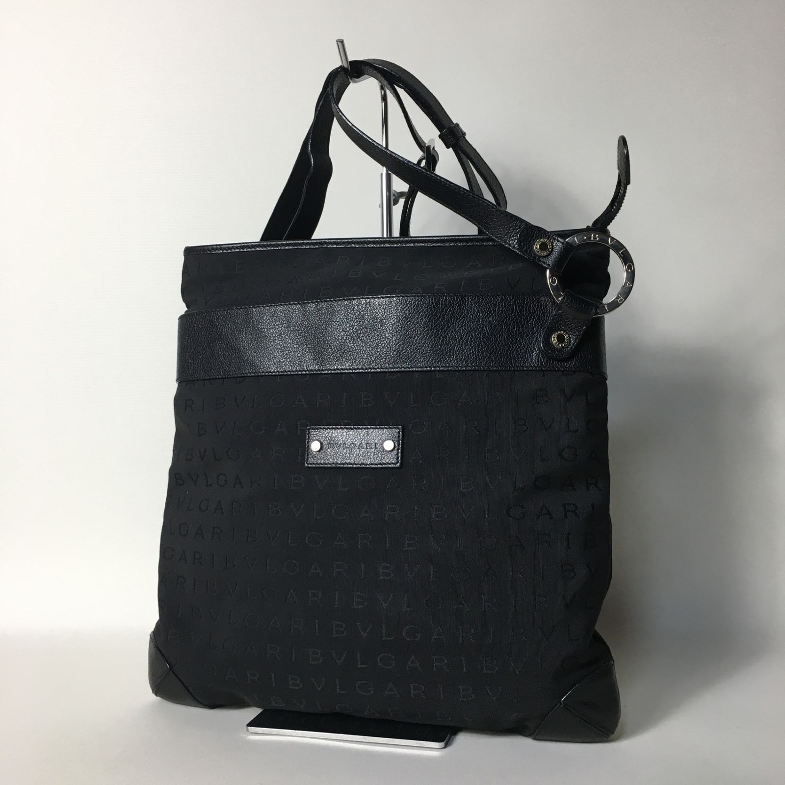 未使用品【BVLGARI】ブラックバッグ♡ Masaki 新品未使用 ブルガリ