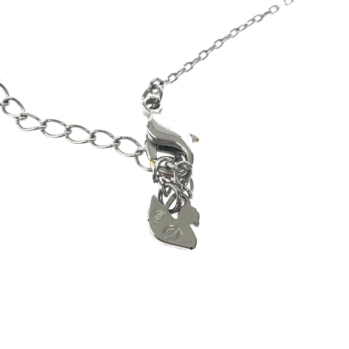 Swarovski シルバー 馬蹄型 ネックレス SWAROVSKI スワロフスキー 馬蹄型 ネックレス シルバーカラー