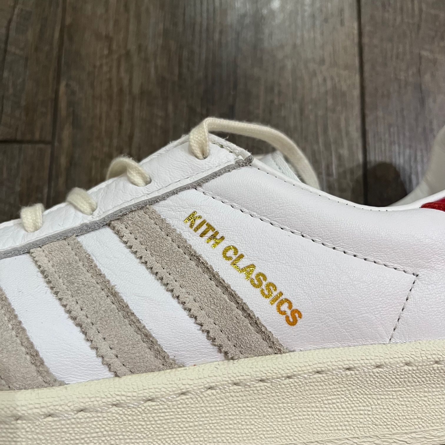 国内正規 KITH × adidas Campus 80s White/Red キス × アディダス