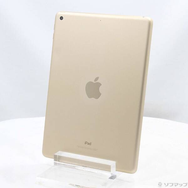 中古品〕 iPad 第5世代 32GB ゴールド MPGT2J／A Wi-Fi【262】 32GB