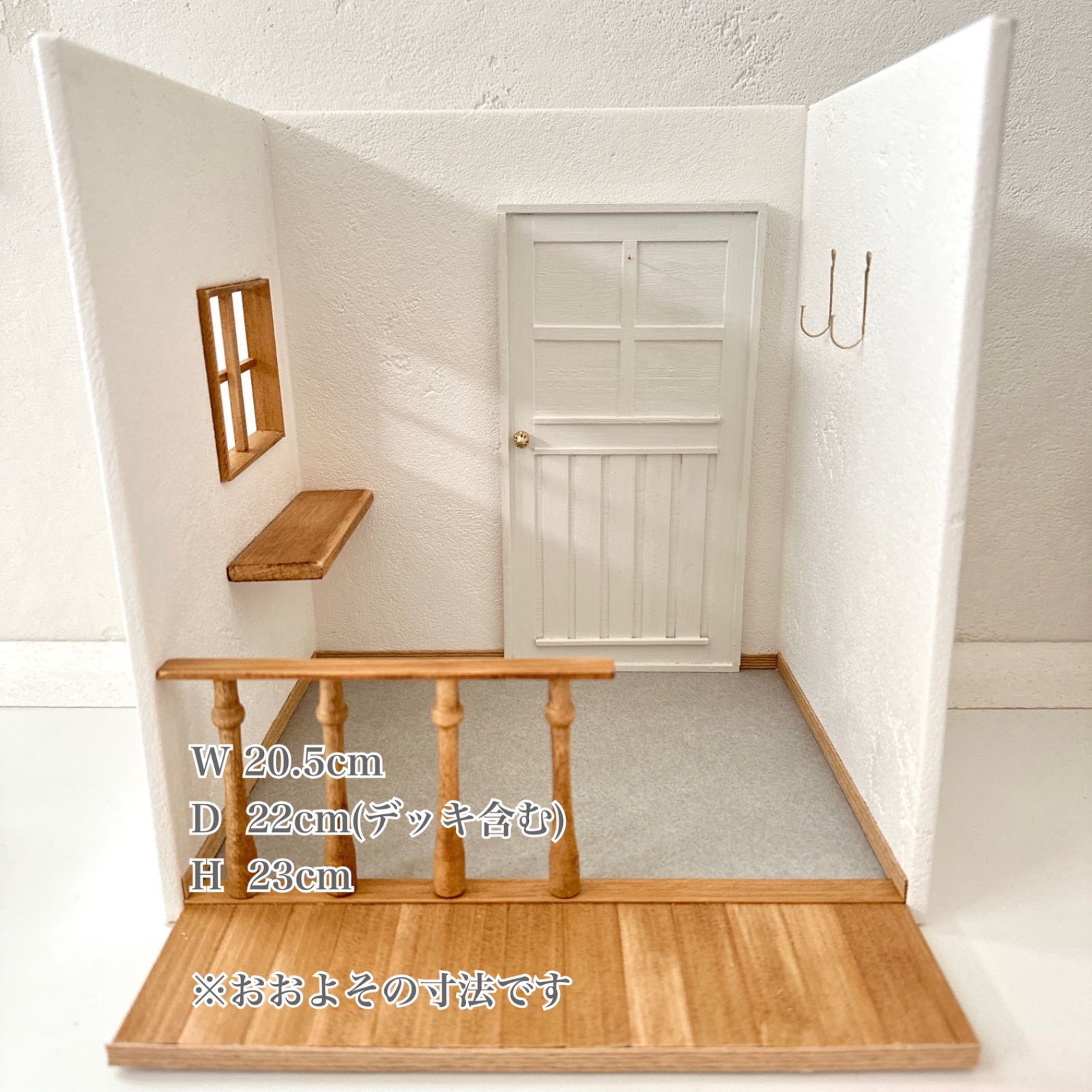 受注制作】1/6ドールハウス*ちいさなお部屋 - メルカリ