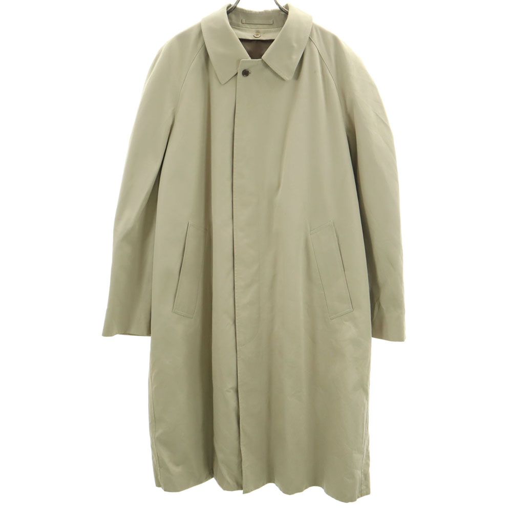 アクアスキュータム 日本製 Aqua5 バルマカーン コート 2L ベージュ Aquascutum LONDON ライナー付き ステンカラー メンズ
