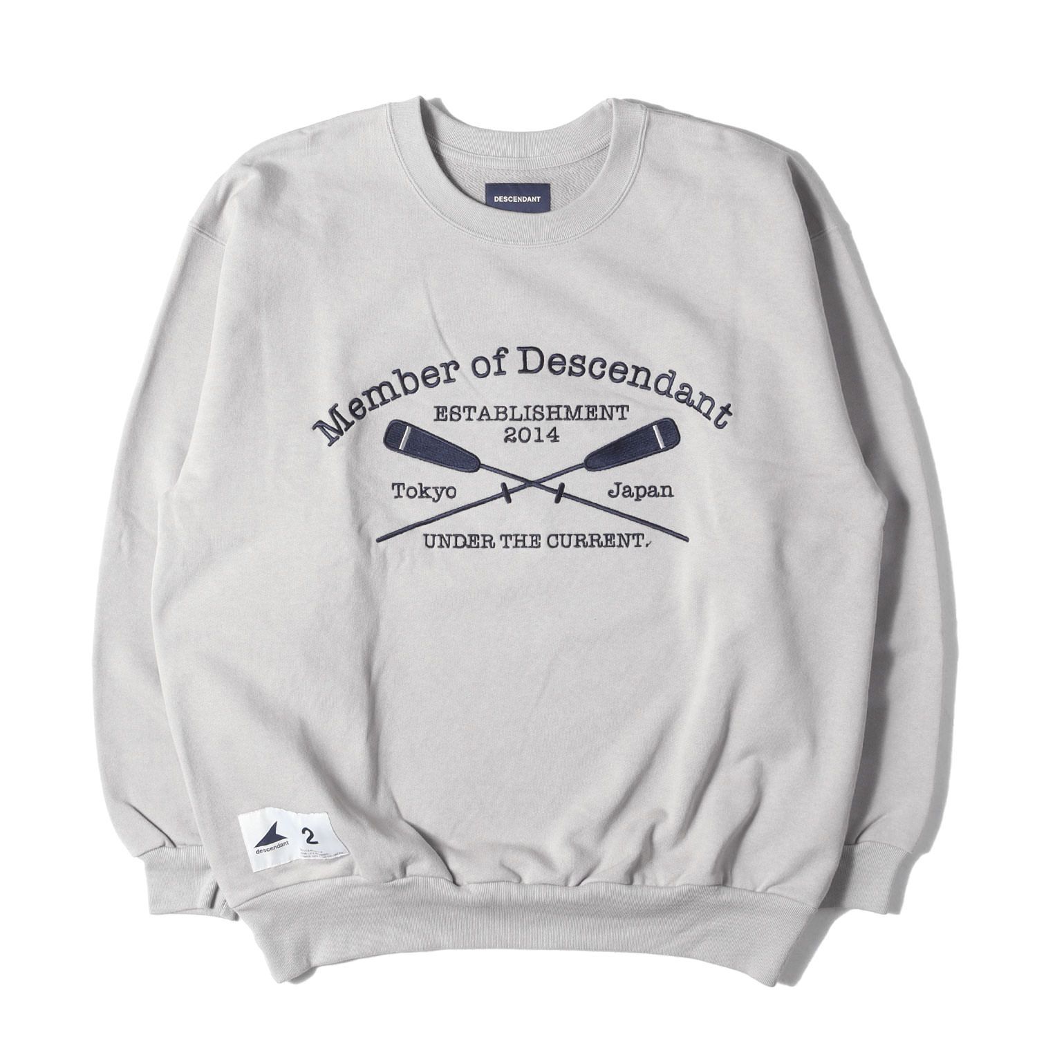美品】DESCENDANT ディセンダント スウェット サイズ:2 / 23SS クロス 