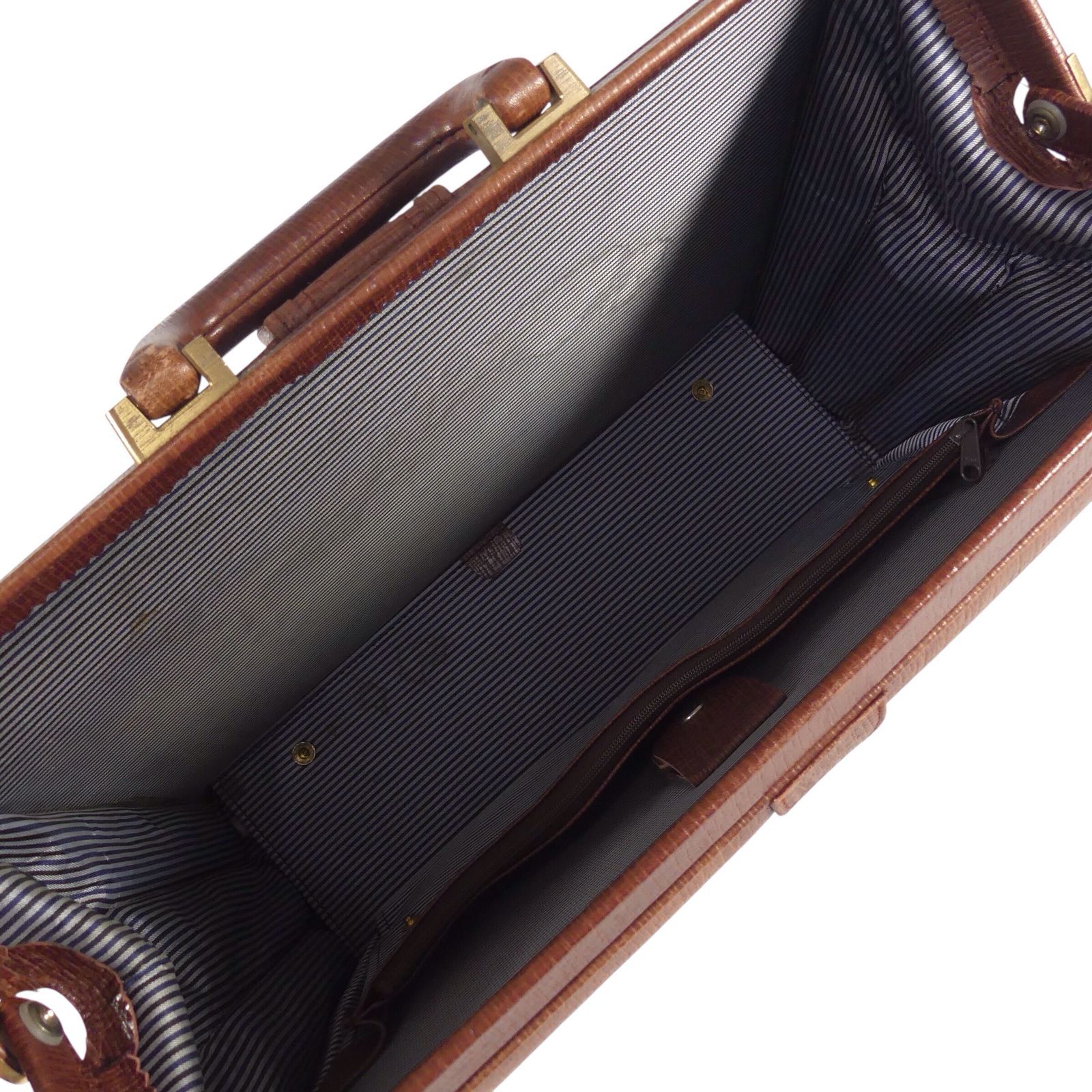 美品 ソメスサドル ダレスバッグ ビジネスバッグ ブラウン 鍵付き 高級