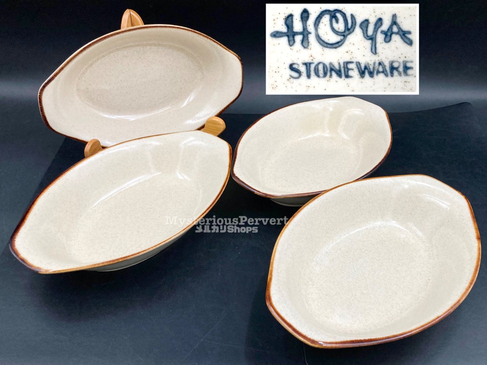 MZ637) HOYA Stoneware グラタン皿 4点 セット 現状品 - メルカリ