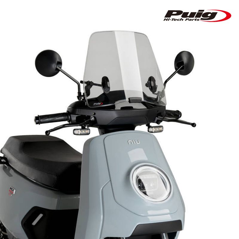 Puig 21855H WINDSHIELD TRAFIC  [SMOKE] NIU MQI + SPORT MQI GT MQI GT EVO プーチ スクリーン カウル