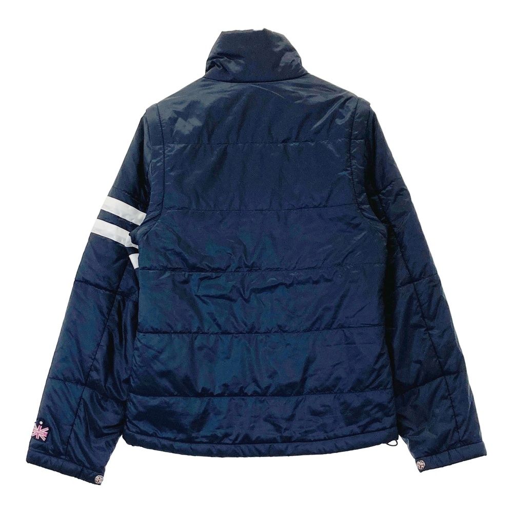 サイズ：M ADMIRAL アドミラル 2WAY 中綿 ジップジャケット ネイビー系
