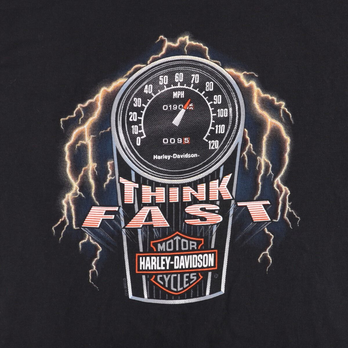 古着 90年代 ハーレーダビッドソン Harley-Davidson 鷲柄 イーグル柄 