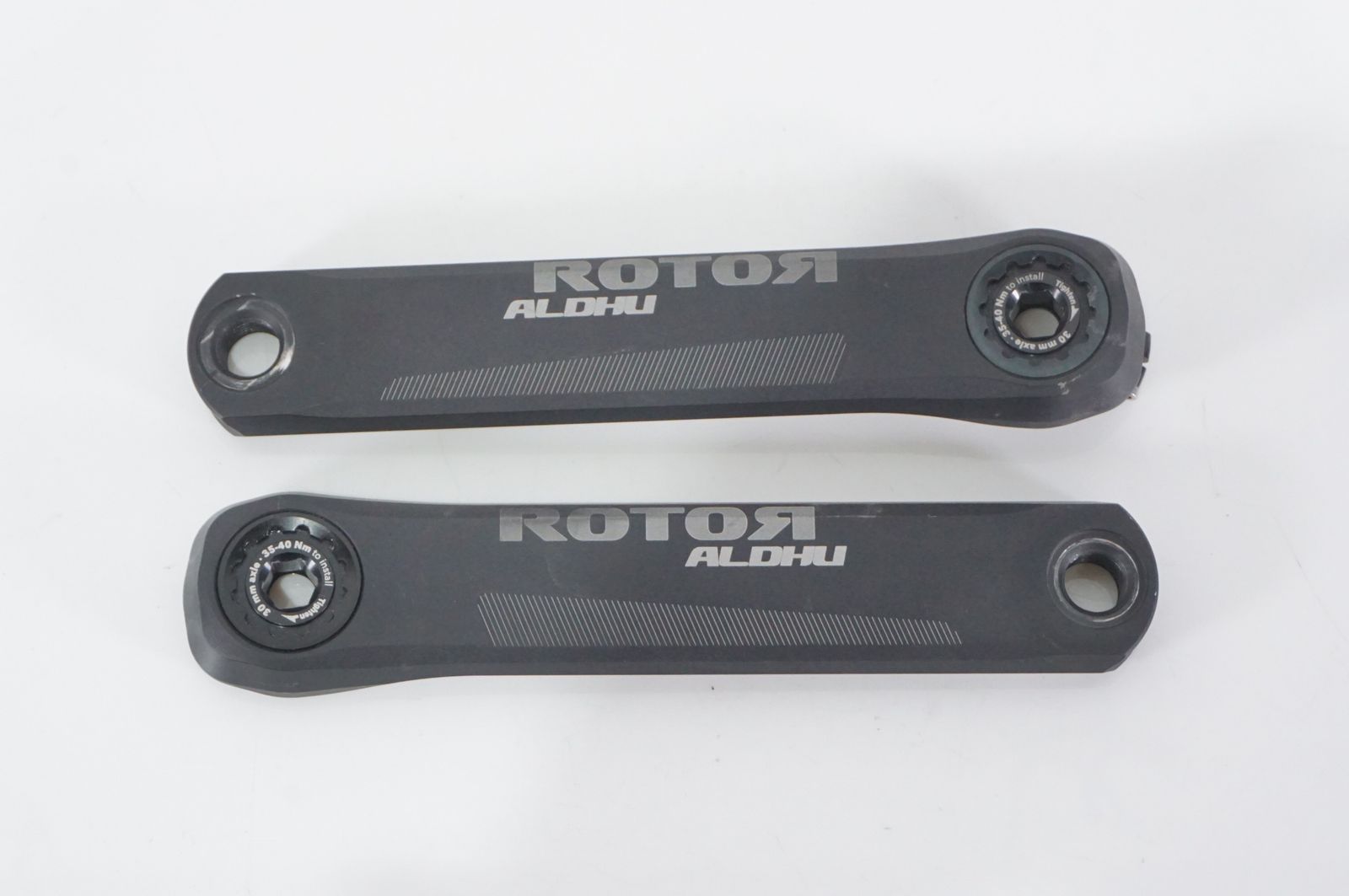未使用品】ROTOR ALDHU 24クランクアーム 170mm ブラック