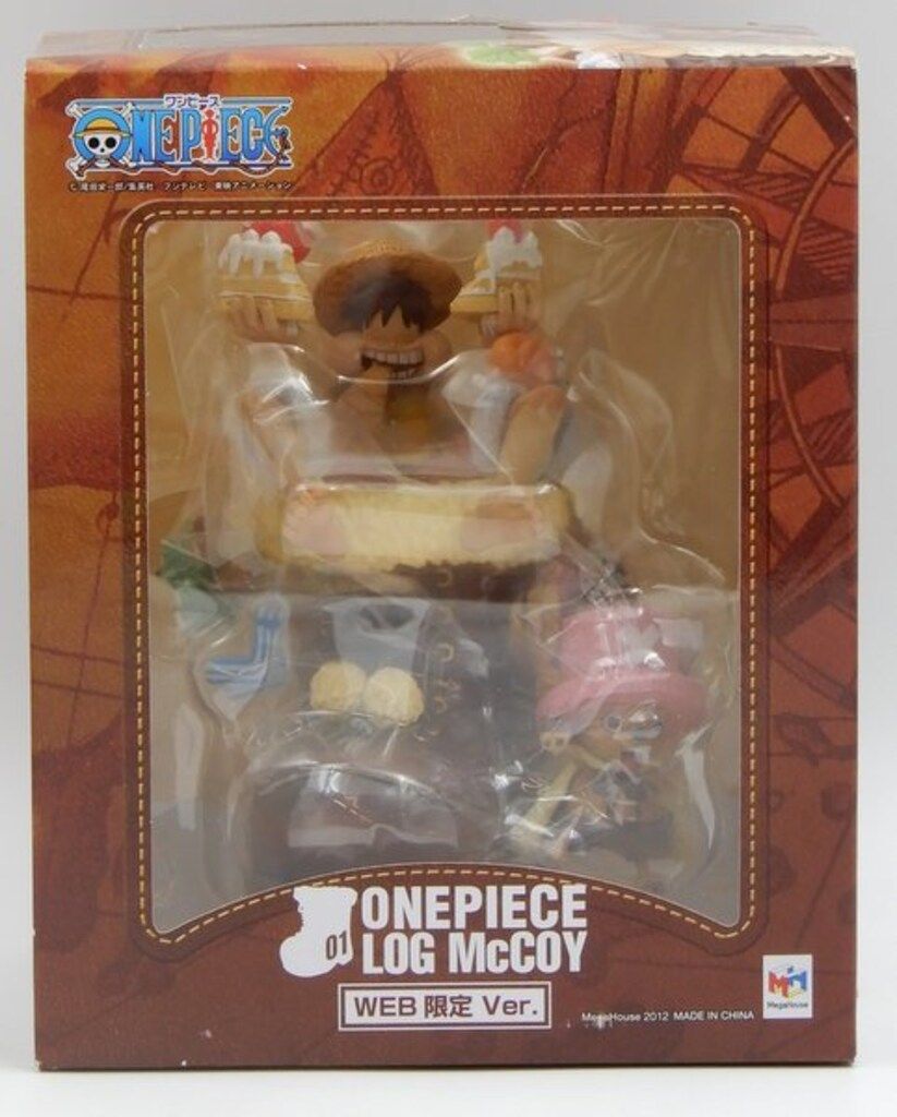 メガハウス LOG McCOY ワンピース ログマッコイ 01 WEB限定Ver.(ルフィin茶ブーツ) PVC