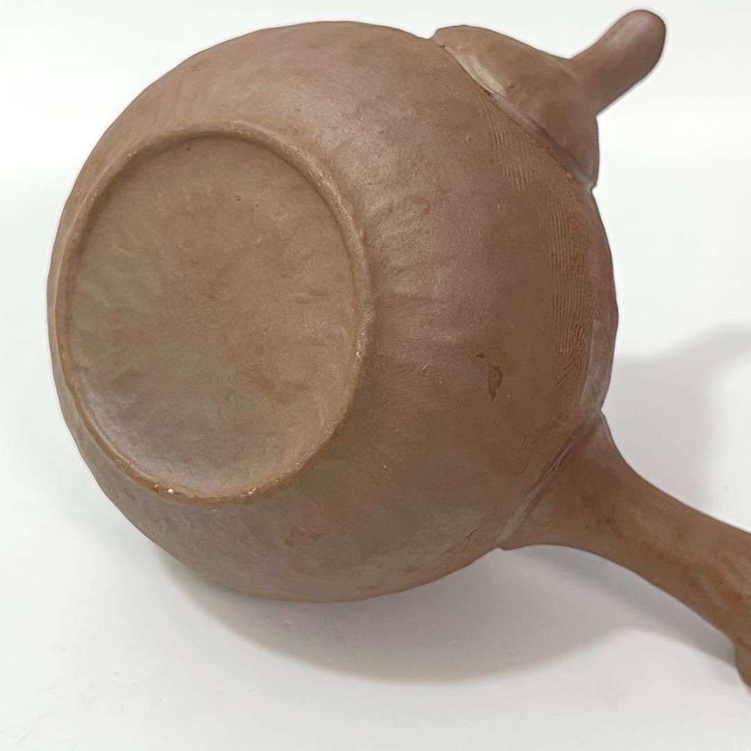 (す36)朱泥横手急須 梅細工 昭和民芸 常滑焼 茶道具 手捻り 煎茶器 す36)朱泥横手急須 梅細工 昭和民芸 常滑焼 茶道具 手捻り 煎茶