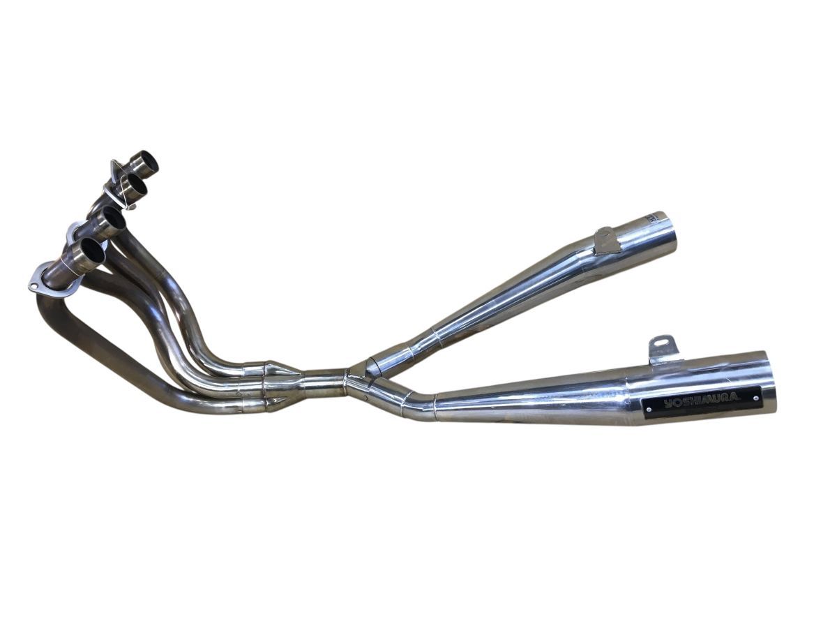 GSX250S カタナ200 ヨシムラドラッグサイクロン フルエキマフラー GSX250S カタナ200 ヨシムラドラッグサイクロン フルエキ
