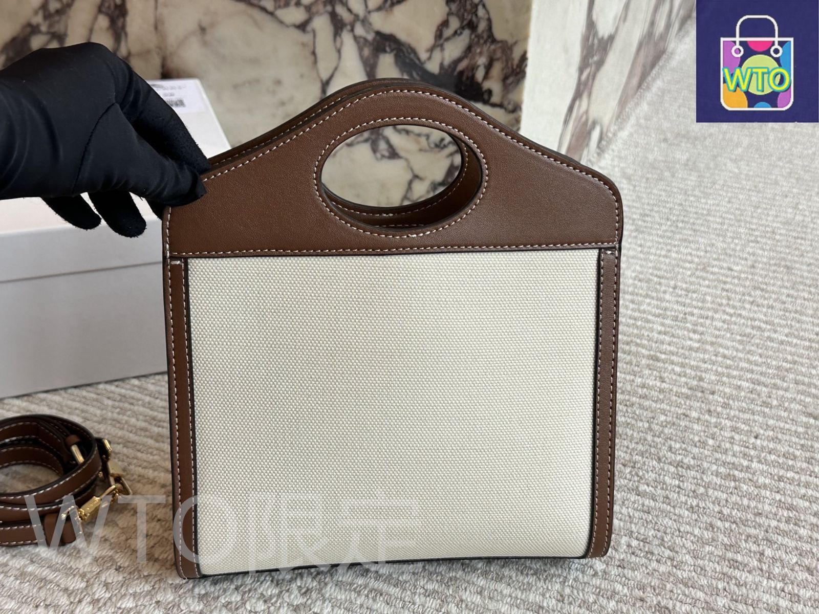 ★関税込み・送料無料★ バーバリー ヴィンテージ バッグ 今日特価】Burberry バーバリー 限定版 キャンバスバッグ