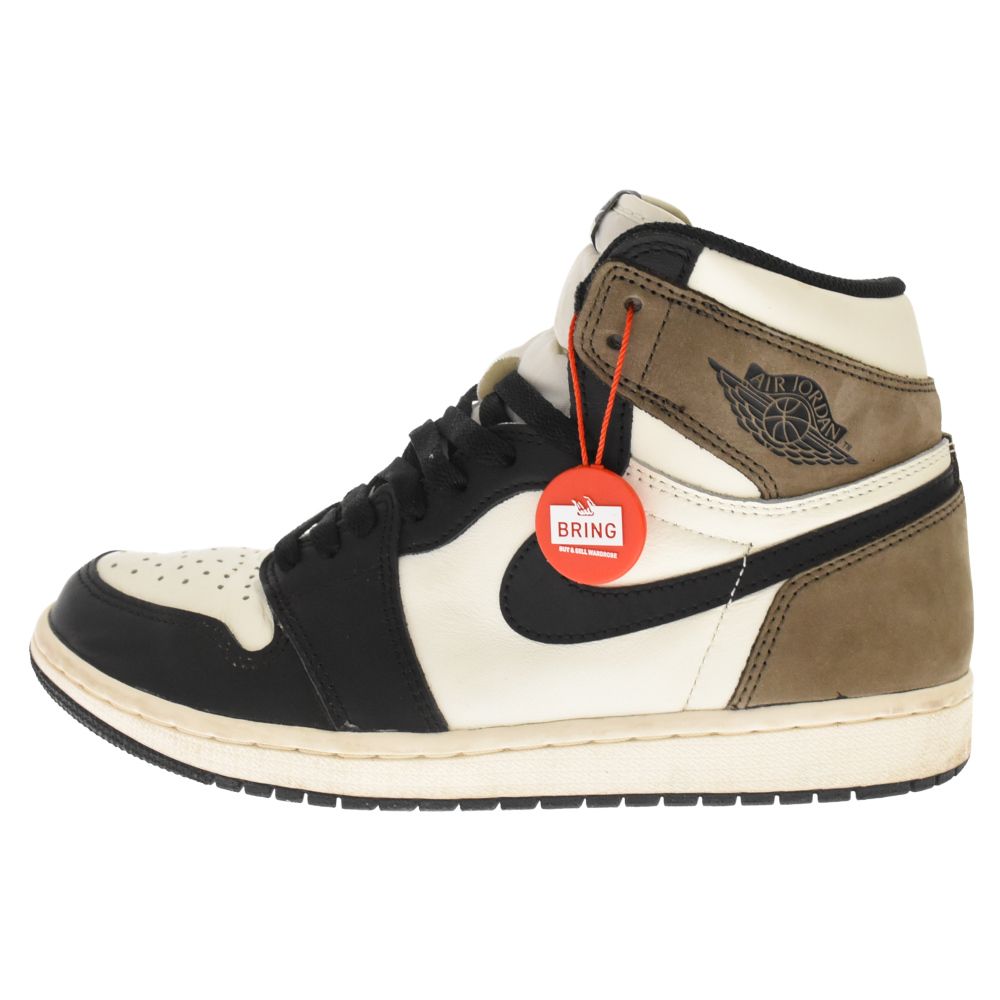 NIKE (ナイキ) AIR JORDAN 1 RETRO HIGH OG DARK MOCHA エアジョーダン1 レトロ ハイカットスニーカー  シューズ ダークモカ ブラウン U8/26cm 555088-105 - メルカリ