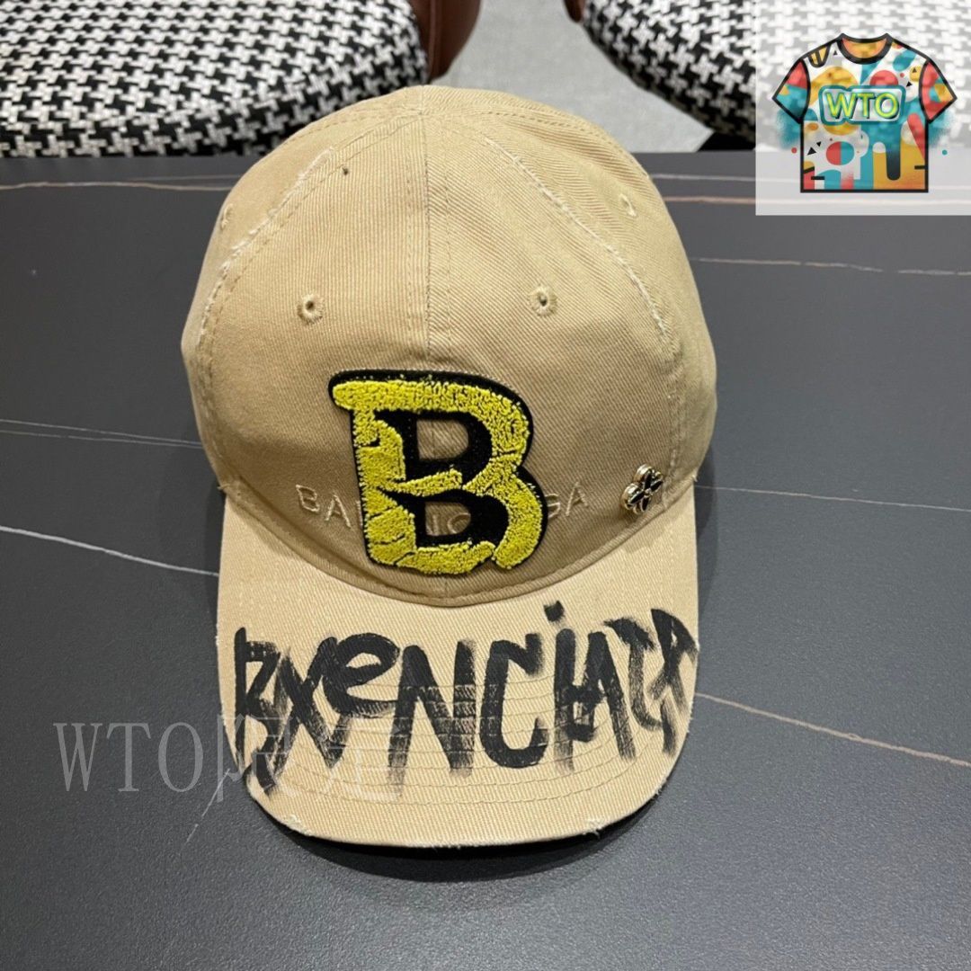 BALENCIAGA（バレンシアガ）ロゴ ベースボールキャップ01-3