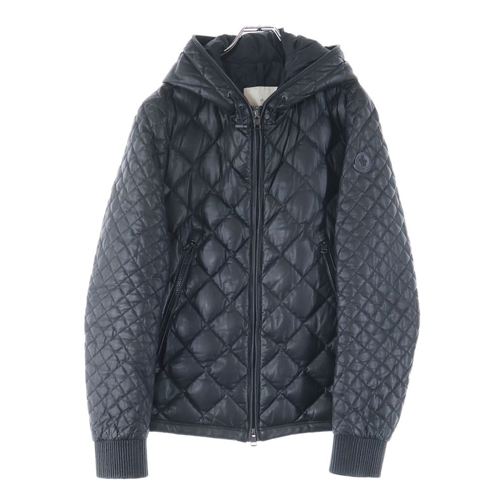 MONCLER (モンクレール) GIMBERT ラムレザー キルティング ダウン