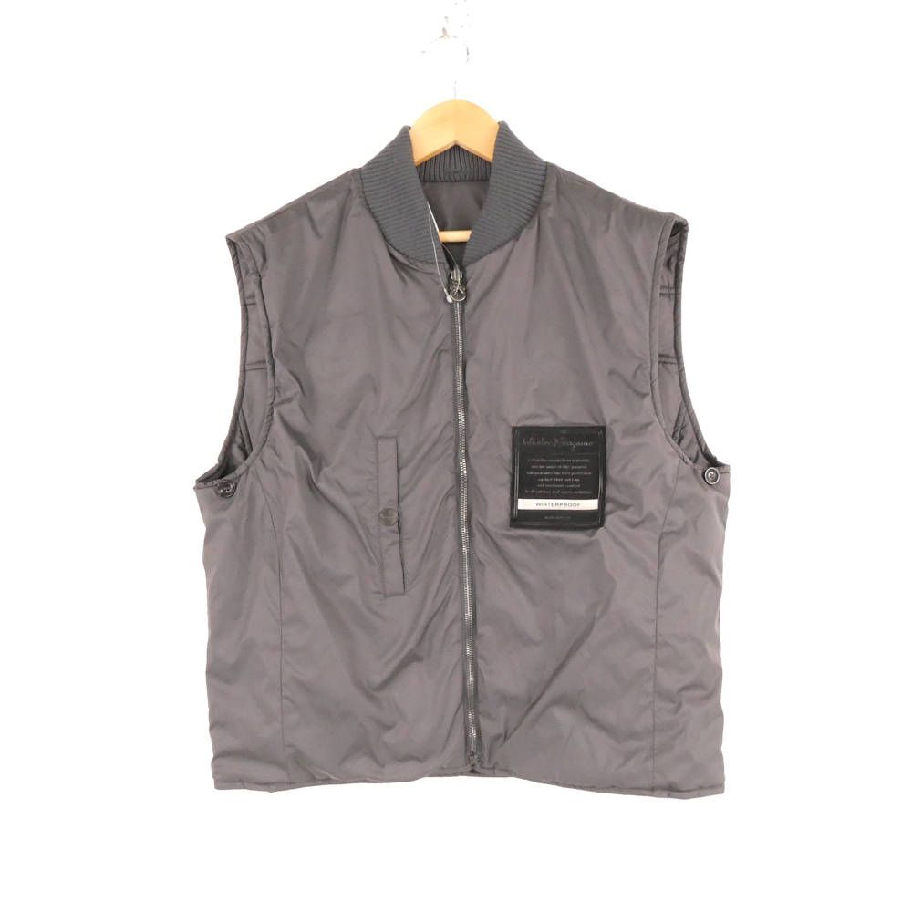 Salvatore Ferragamo フェラガモ 中綿ベスト 48 リバーシブル WINTERPROOF レディース AY7325A63
