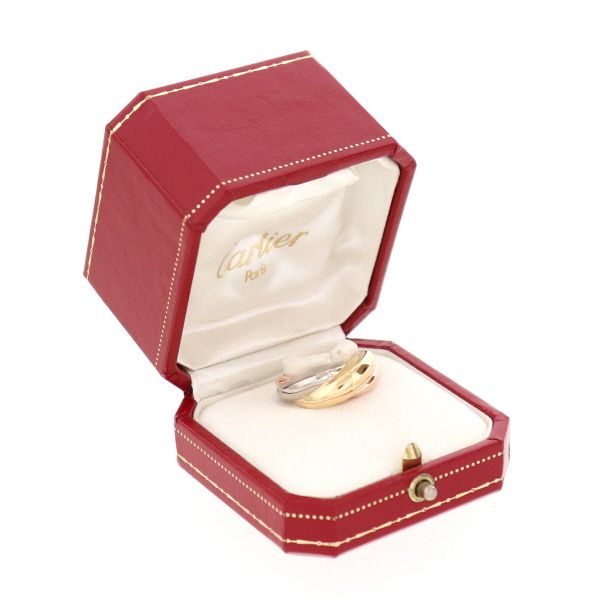 Cartier カルティエ K18YG WG PG スリーカラーゴールド リング 