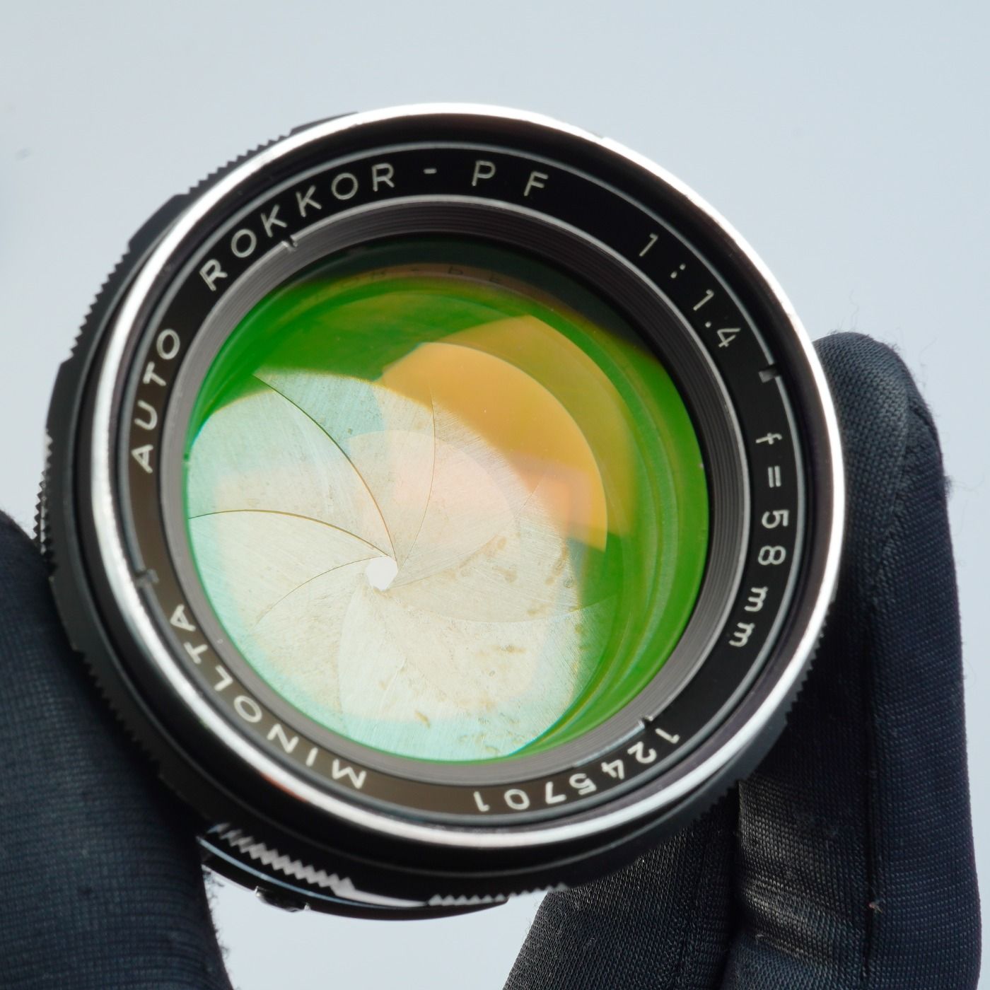 MINOLTA ミノルタ AUTO ROKKOR-PF 58mm F/1.4 単焦点レンズ Amazon