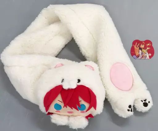 中古】衣類 天城燐音 抱き熊マフラー(熊型カード付) 「あんさんぶる
