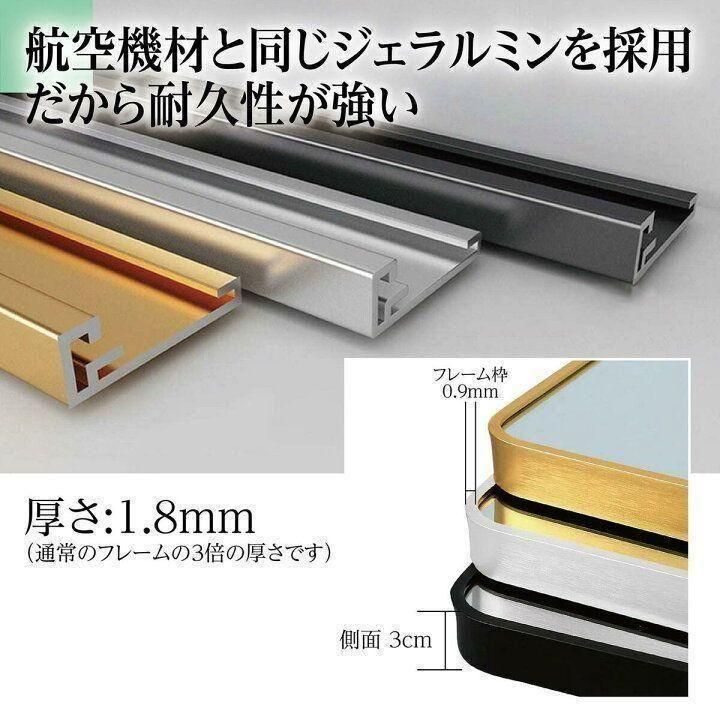 スタンドミラー 姿見鏡 全身鏡 全身 大型 鏡 壁掛け アーチ形 金1126