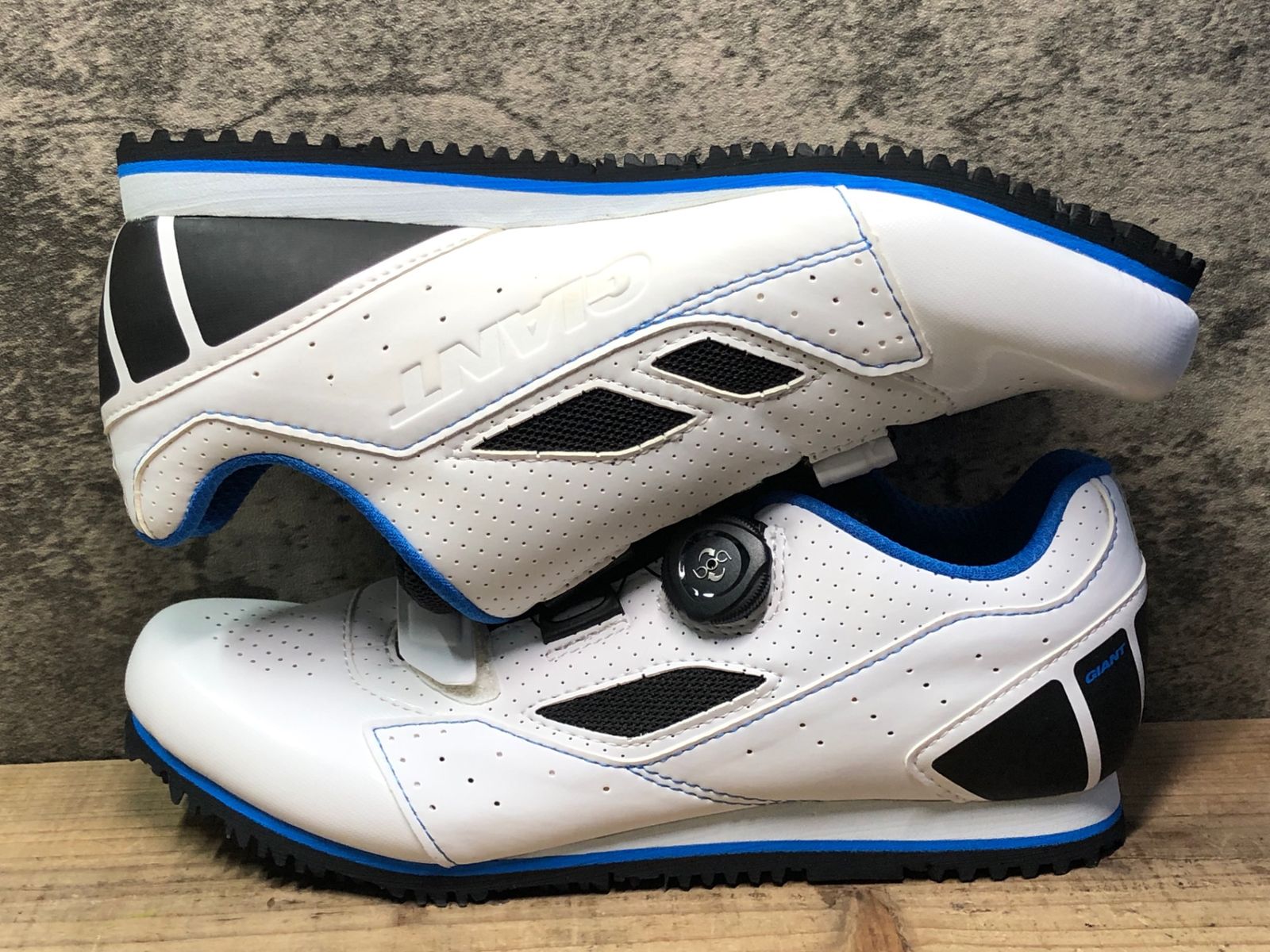 IV977 ジャイアント GIANT PRIME boa MEN フラットシューズ 白