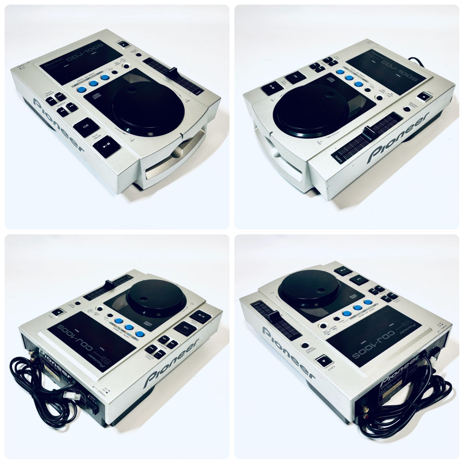 動作品】CDプレーヤー Pioneer CDJ-100S SN(DNH2342) ID(858