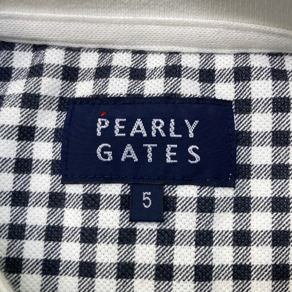 サイズ：5 PEARLY GATES パーリーゲイツ 半袖ポロシャツ