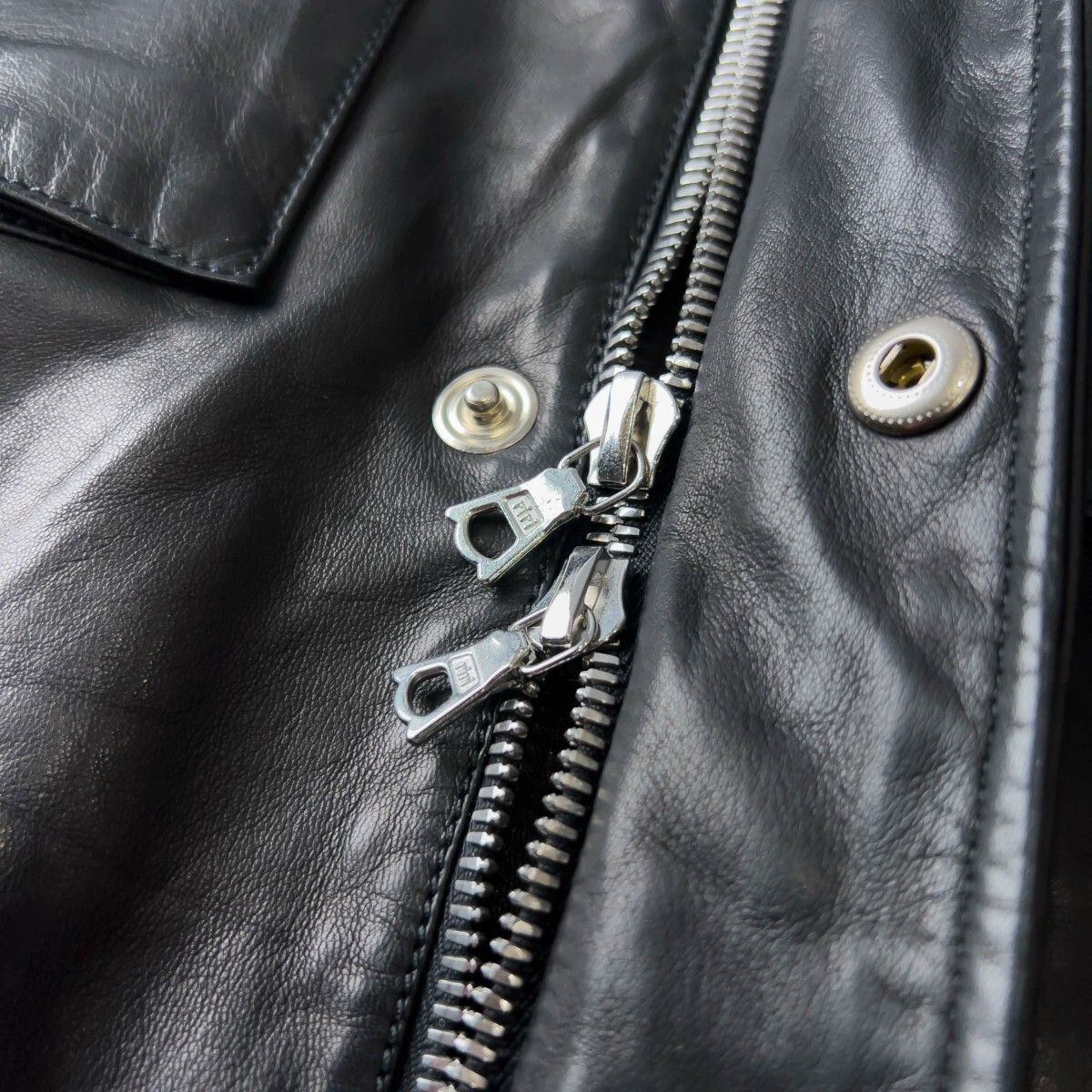 貴重 フランス製 wjk ダヴルジェイケイ / 鳴き革 羊革 レザー M-65