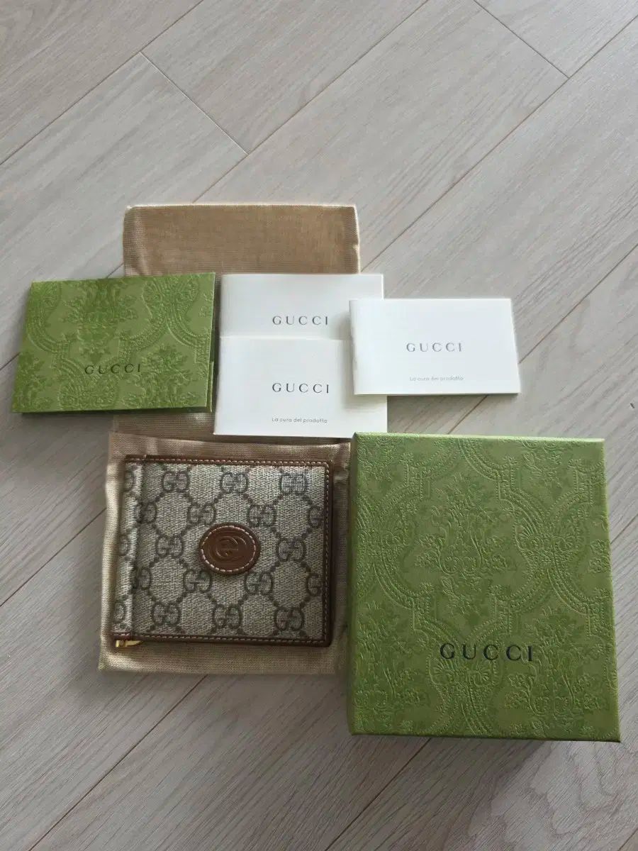 GUCCI グッチ インターロッキング g マネークリップ