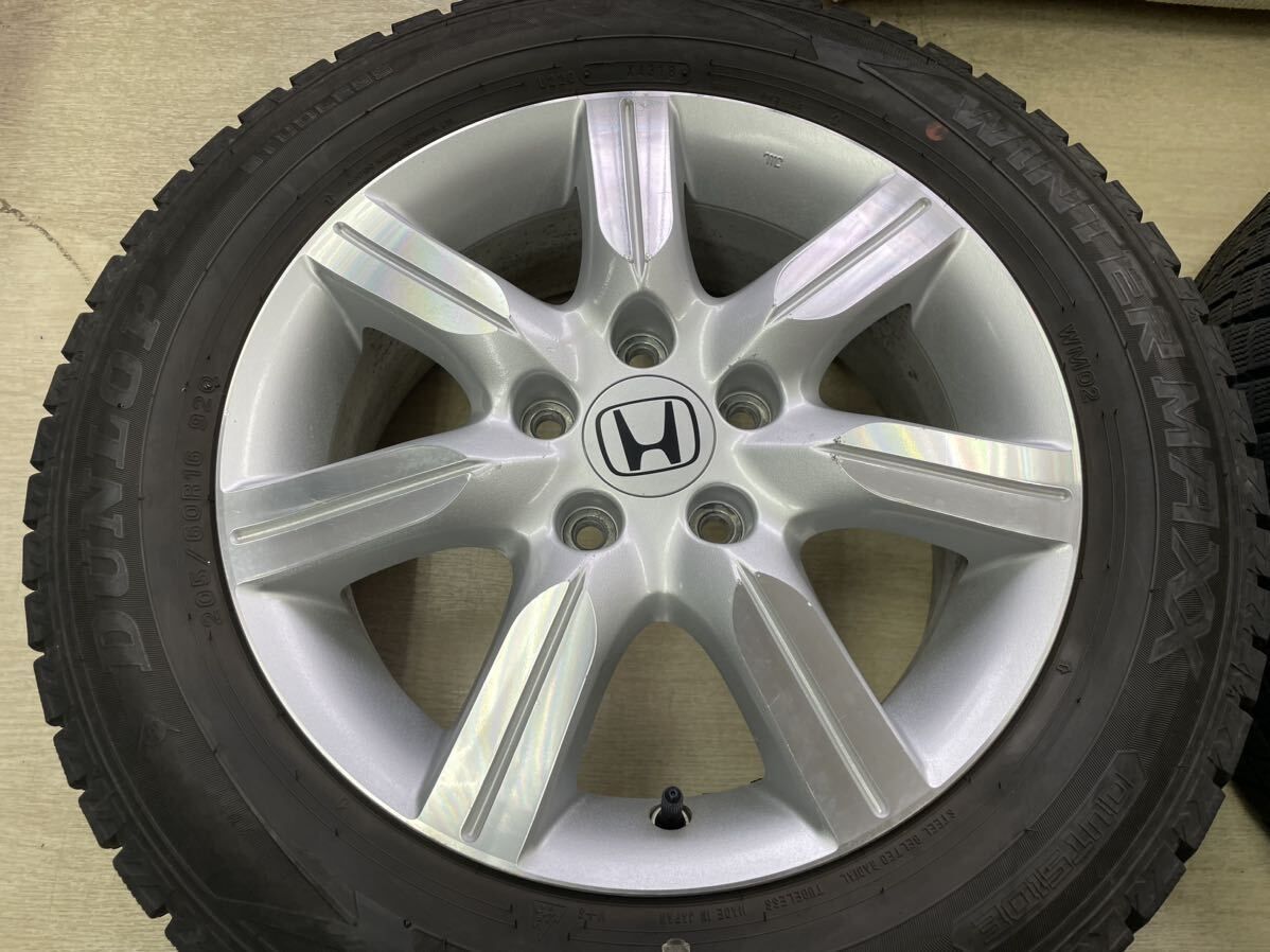 スタッドレス早期割！ステップワゴン純正中古スタッドレスセット！205/60R16国産スタッドレス付き！アコードなどにも！