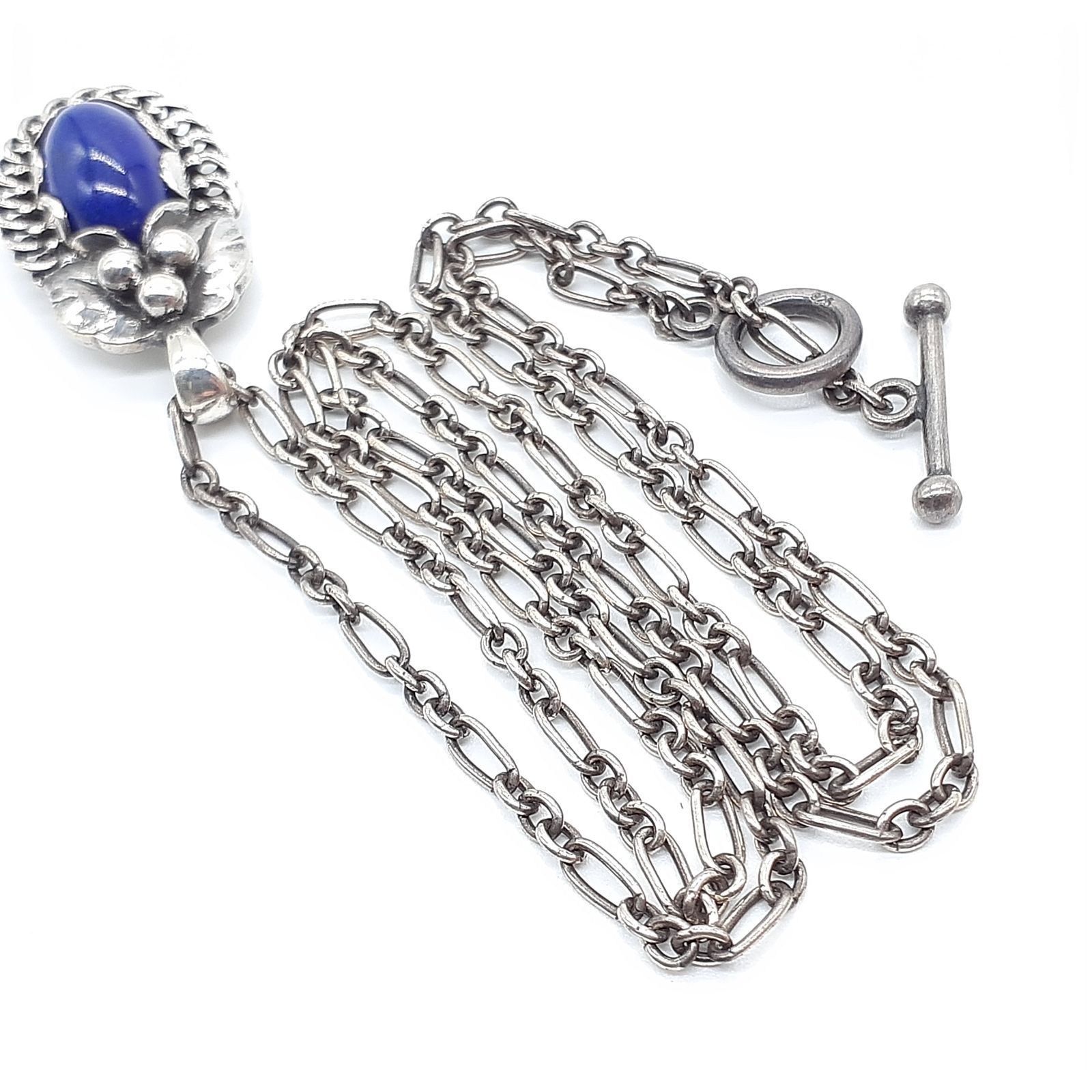 美品✨ジョージジェンセン 1992 ヘリテージ イヤーペンダント シルバー925 ジョージ・ジェンセンのイヤーペンダント（1992年シルバー