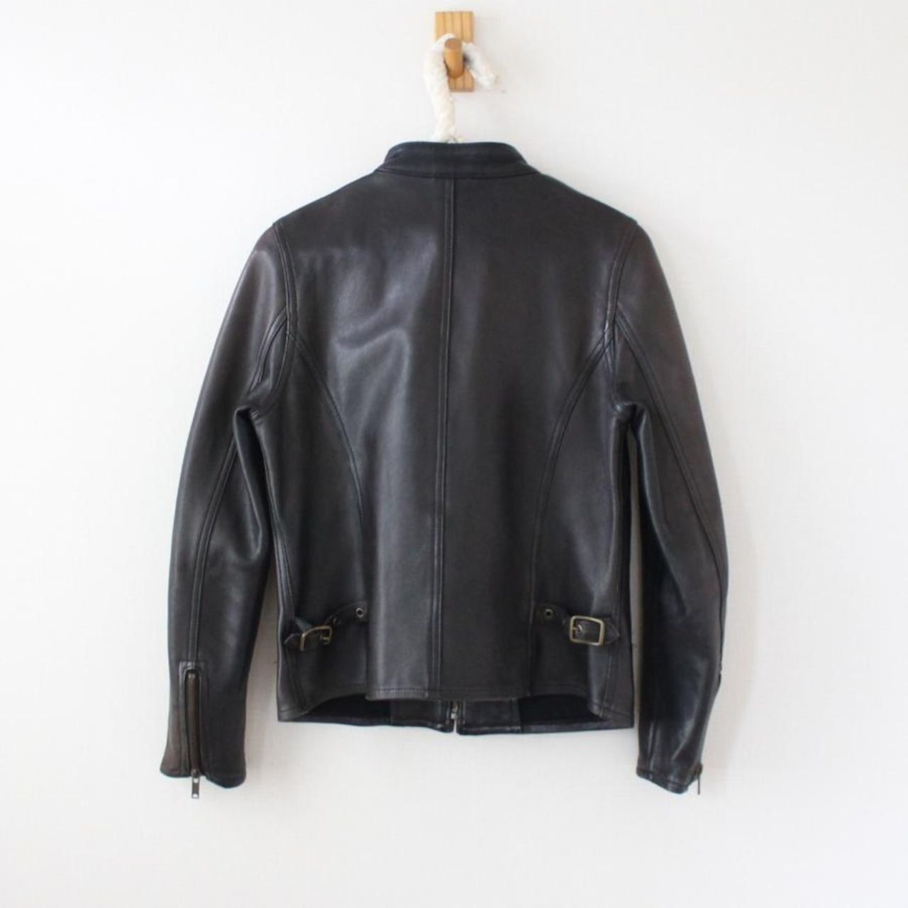 美品✨ヒステリックグラマー　シングルライダースレザージャケット　山羊革　ブラック ヒステリックグラマー 山羊革 シングルライダースジャケット