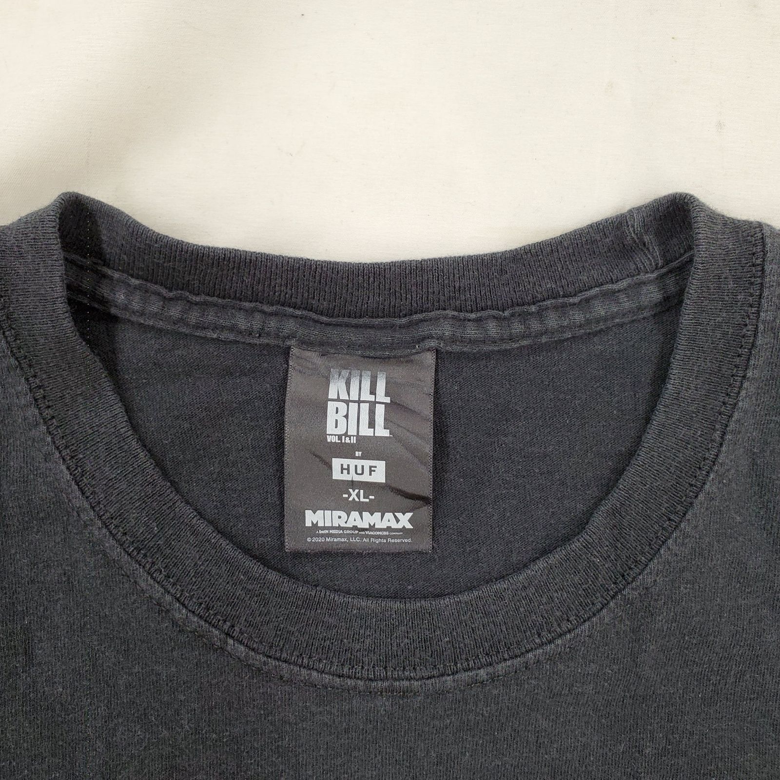 HUF x Kill Bill ゴーゴー夕張 Tシャツ キルビル 映画T ムービーT XL 
