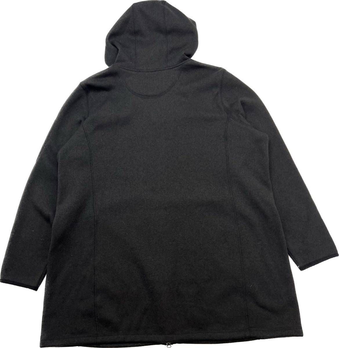 L.L.Bean 大きめ◎ ビッグサイズ ニット フリース ジップアップ パーカー 3XL ブラック アウトドア タウンユース エルエルビーン S2180