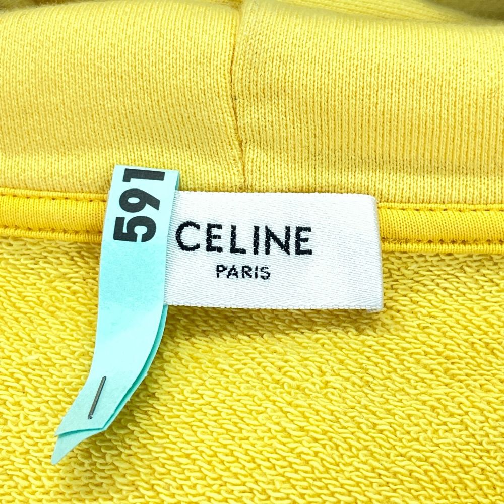 CELINE セリーヌ 2Y695670Q イエロー ロゴスタッズ プルオーバーパーカー XXL - メルカリ