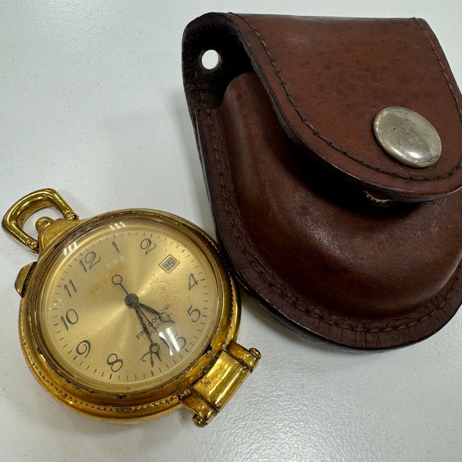A【ヴィンテージ】ELGIN エルジン 懐中時計 不動 POCKET WATCH FK-1114 