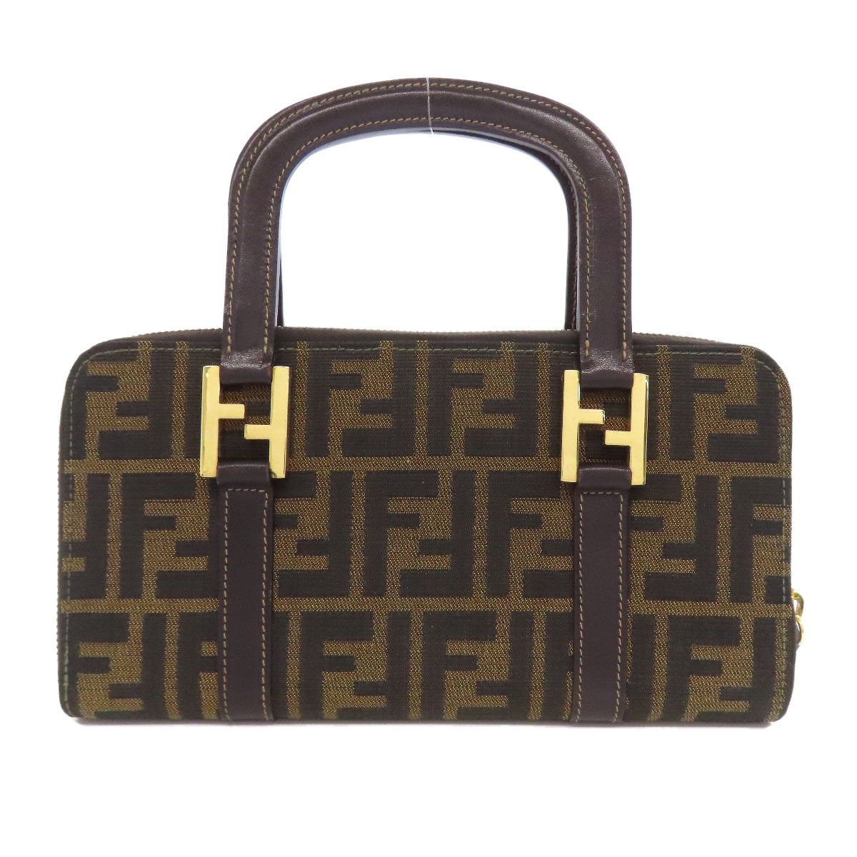 FENDI フェンディ ズッカ柄 スクエア ハンドバック ブリーフ キャンバス 楽天市場】FENDI フェンディ ズッカ柄 エトニコ ハンドバッグ
