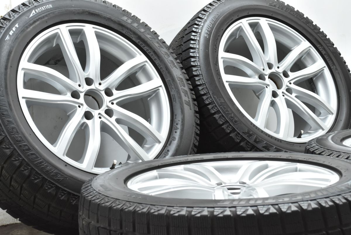 BMW F15 X5 純正サイズ MAK FAHR 18in 8.5J 46 PCD120 ブリヂストン ブリザック RFT 255|55R18 E70 ランフラットタイヤ