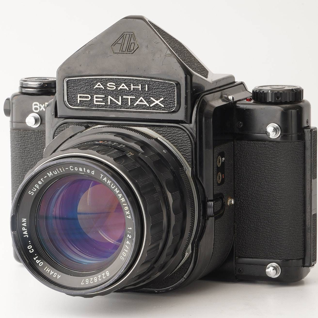 海外限定スパイク販売 アイレベル 6x7 Pentax ペンタックス ミラーアップ Super / フィルムカメラ