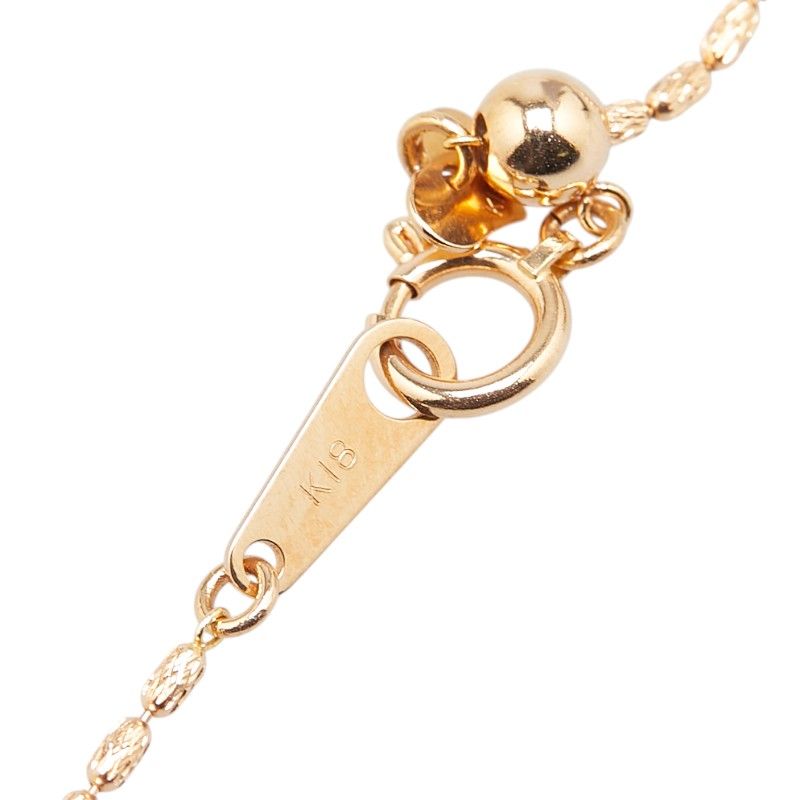 ノーブランド ペンダントネックレス K18PG ピンクゴールド レディース  