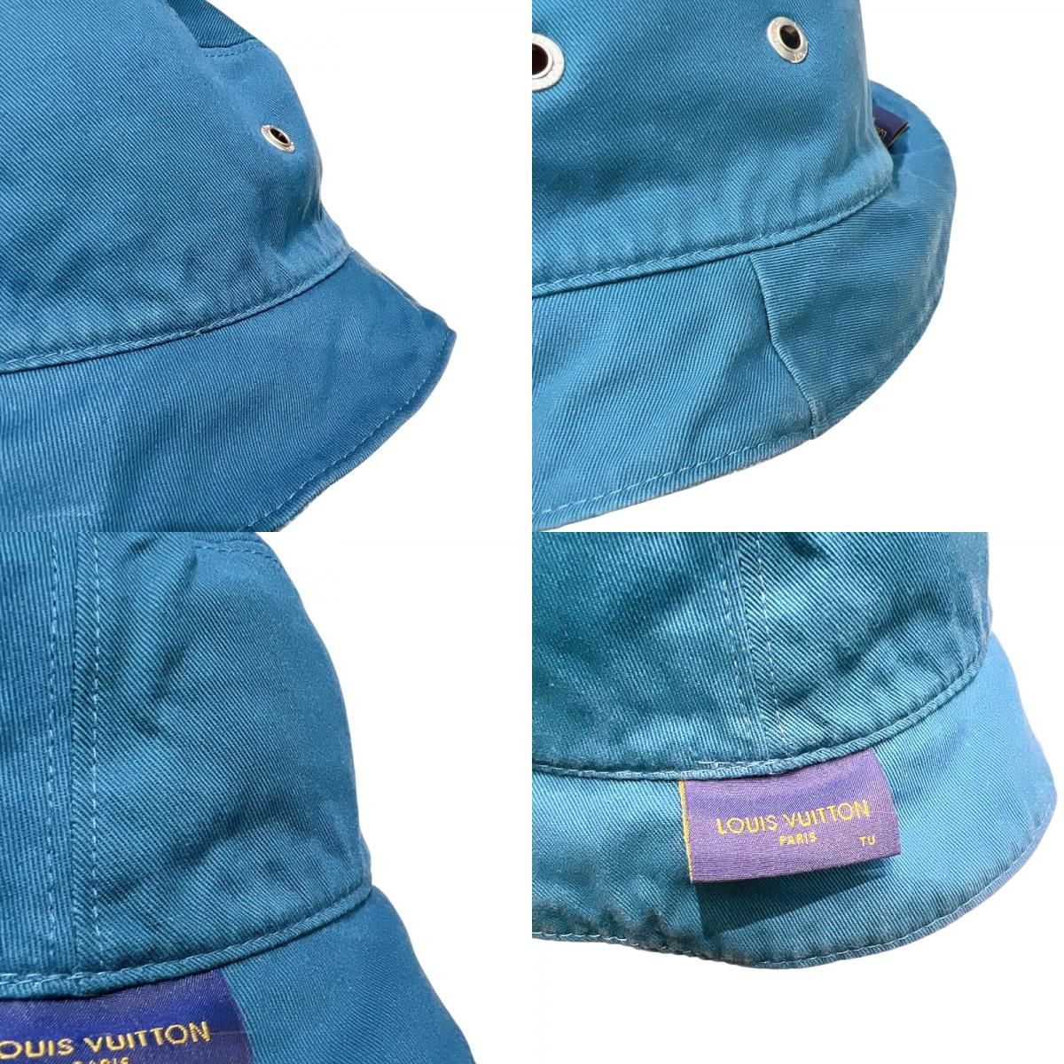 Louis Vuitton デニムブルーバケットハット LOUIS VUITTON - LOUIS VUITTON NIGO モノグラム デニムハットの