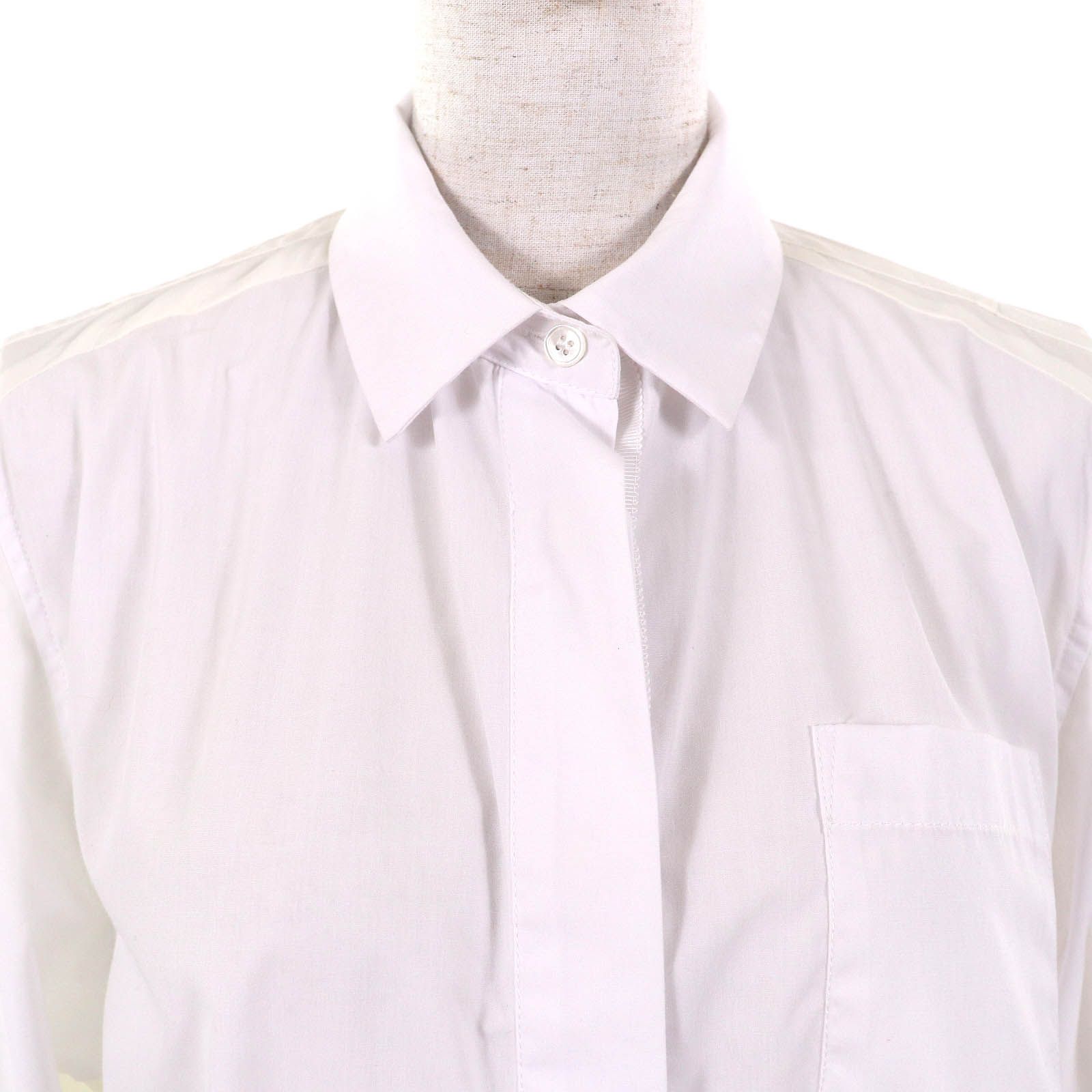 sacai◆半袖シャツ/3/コットン/ホワイト/17-03471 sacai(サカイ) / 21SS/SADE T-Shirt/Tシャツ/3/コットン