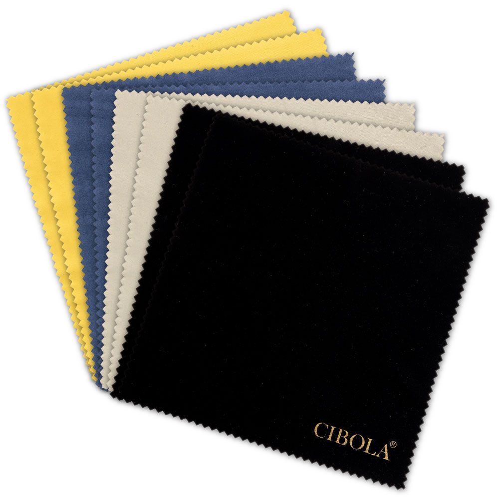 高級クリーニングクロス ( 8枚セット ) メガネ拭き くもり止め