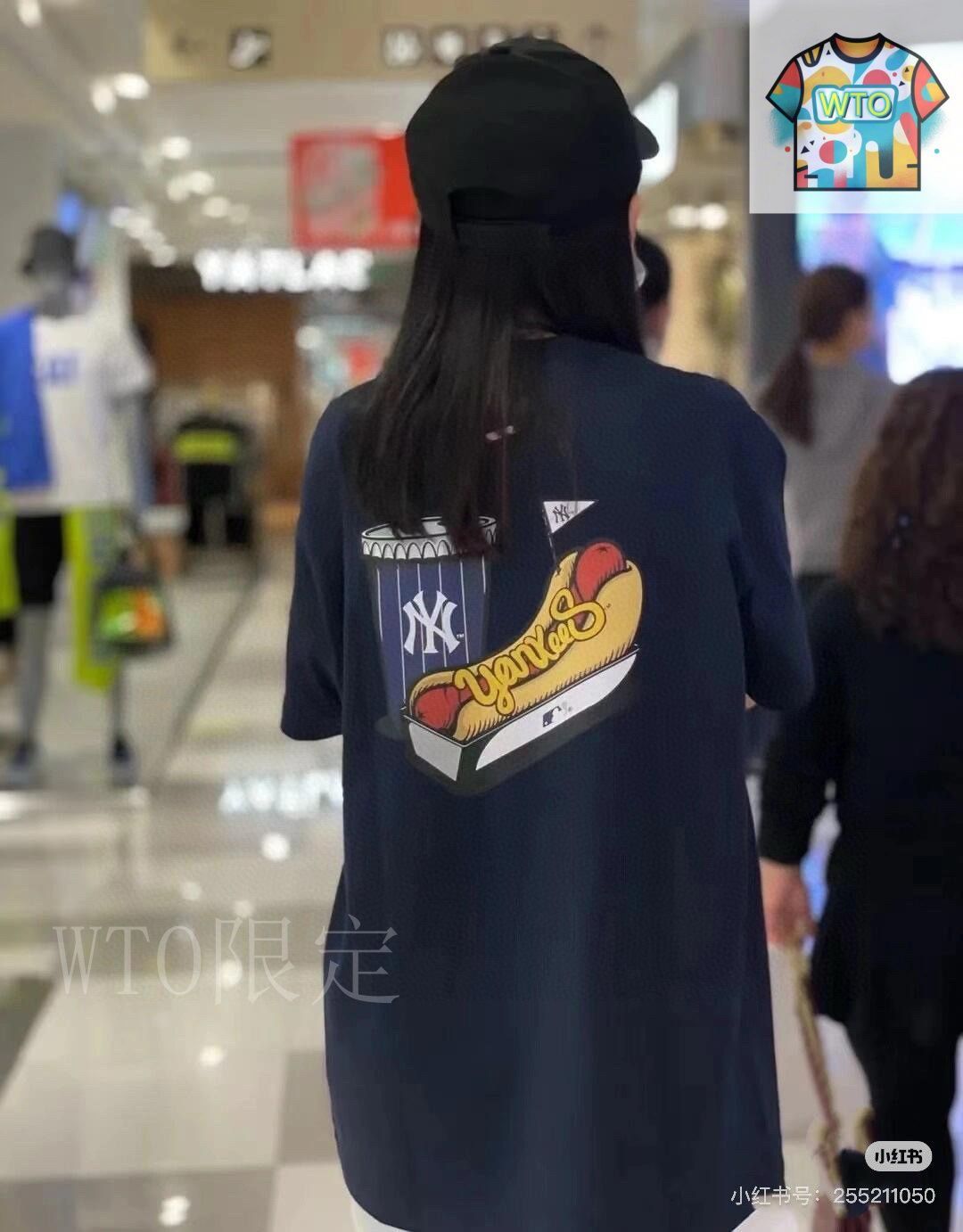 【今日特価】Mlb-La 韓国直営店限定 ヤンキーズハンバーガーカップル T
