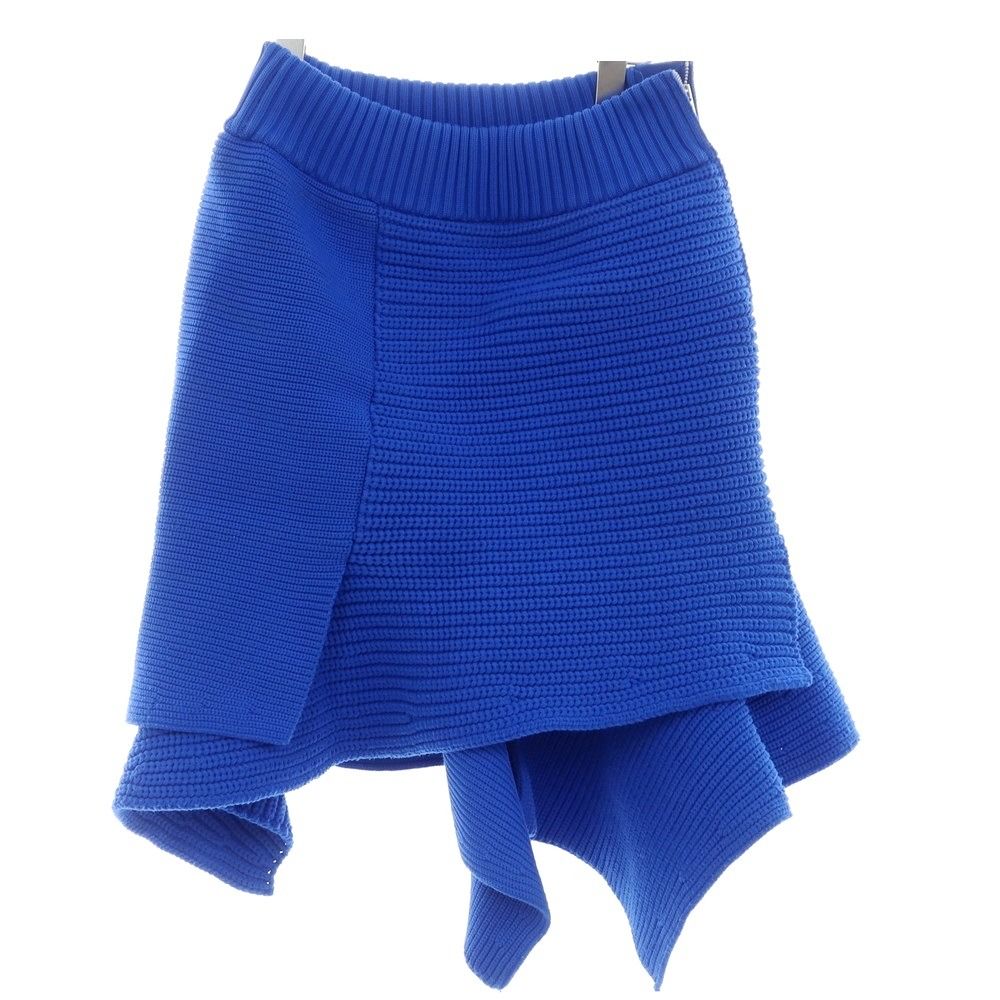 バレンシアガ BALENCIAGA フレアスカート ひざ丈 ジップアップ 34 黒  