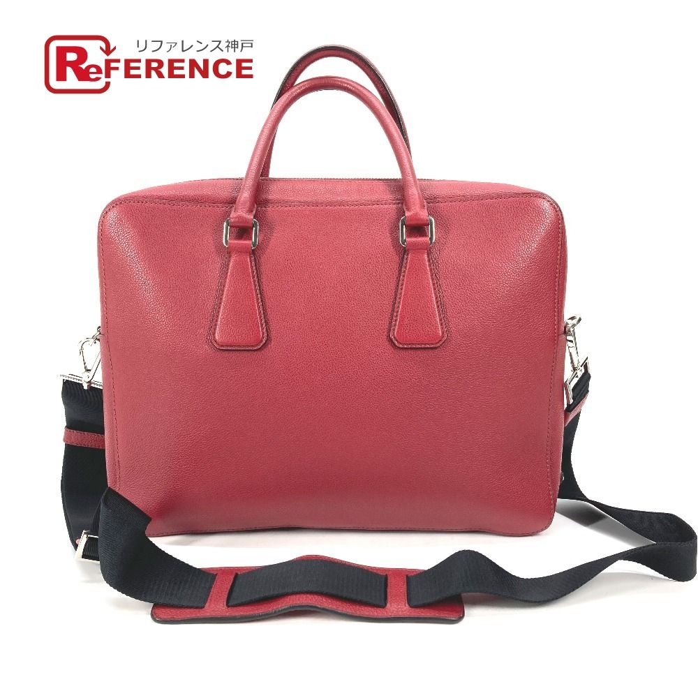 PRADA プラダ ハンドバッグ トライアングルロゴ VS363T レザー