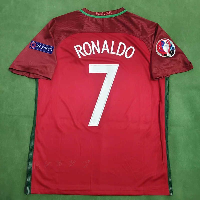 [新品・未使用・正規品]2016年 ポルトガル 代表 サッカージャージ C・ロナウド ユニフォーム / 16年 欧州選手権決勝 クリスティアーノ・ロナウド ユニフォーム